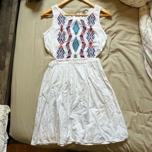 size 4 american eagle dress with slits on sides